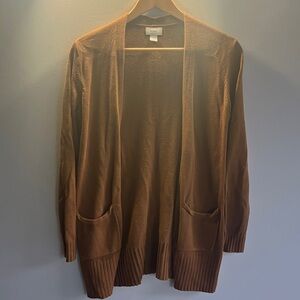 Old Navy Chocolate Brown Open Front Cardigan